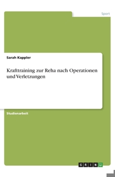 Paperback Krafttraining zur Reha nach Operationen und Verletzungen [German] Book