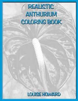 Paperback Realistic Anthurium Coloring Book