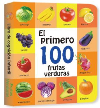 Hardcover Libro de Cogniciòn Infantil Frutas Verduras Book