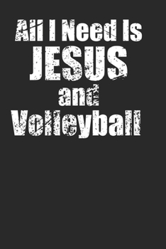 Paperback Volleyball Christian Notebook Funny Journal Book