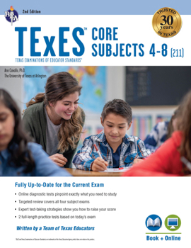 Paperback TExES Core Subjects 4-8 (211) Study Guide 2025-2026 Book