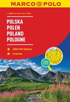 Spiral-bound Poland Marco Polo Road Atlas Book