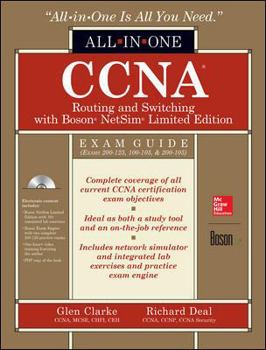 Hardcover CCNA Routing and Switching All-In-One Exam Guide (Exams 200-125, 100-105, & 200-105), with Boson Netsim Limited Edition Book