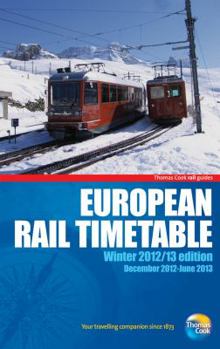 Paperback European Rail Timetable: Rail and Ferry Services Throughout Europe Book