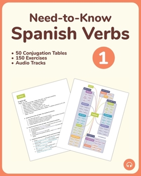 Paperback Need-to-Know Spanish Verbs (Book 1) Book