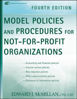 Paperback Model Policies and Procedures for Not-For-Profit Organizations Book