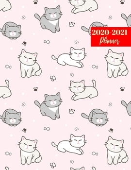 2020-2021 Planner: Cute On-the-Go Daily, Weekly & Monthly Appointment Calendar - Large 2 Year Business Planners, Agenda Schedule Logbook and Journal