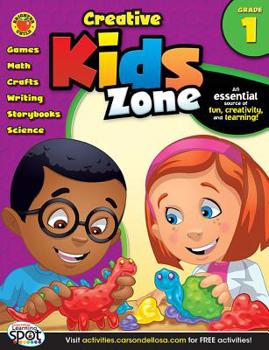 Paperback Creative Kids Zone, Grade 1 Book