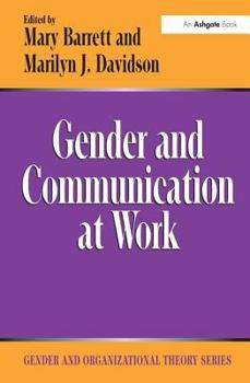 Hardcover Gender and Communication at Work Book