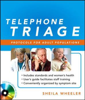 Spiral-bound Telephone Triage: Protocols for Adult Populations [With CD (Audio)] Book