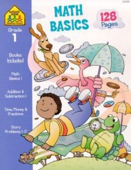 Paperback Math Basics, Grade 1 (Super Deluxe) Book