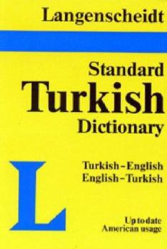 Hardcover Langenscheidt Standard Dictionary Turkish/English-English/Turkish Plain Book