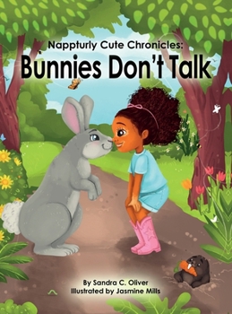 Hardcover Bunnies Don't Talk [Large Print] Book
