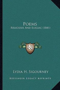 Paperback Poems: Religious And Elegiac (1841) Book