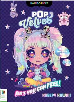 Paperback Kaleidoscope Pop Velvet Coloring: Kreepy Kawaii Book