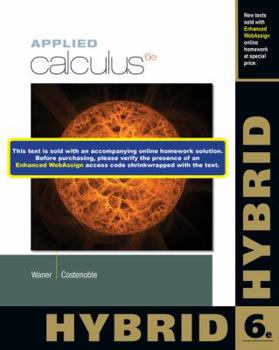 Paperback Applied Calculus, Hybrid Book