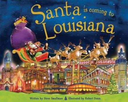 Hardcover Santa Is Coming to Louisiana Book