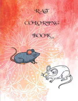 Paperback Rat Coloring Book: Includes 30 Rat Designs to Color Book