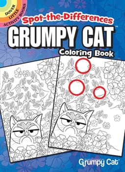 Paperback Spot-The-Differences: Grumpy Cat Coloring Book