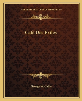 Paperback Café Des Exiles Book