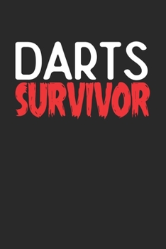 Paperback Darts Survivor: 6x9 - notebook - 120 pages - lined Book