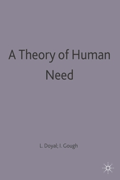 Paperback A Theory of Human Need Book