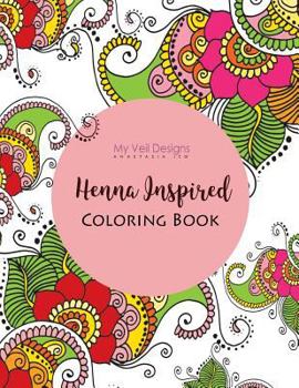 Paperback Henna Inspired Art and Coloring Book: Do it yourself Book
