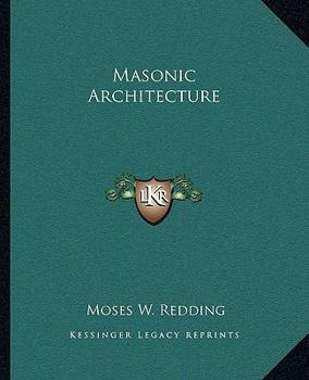 Paperback Masonic Architecture Book