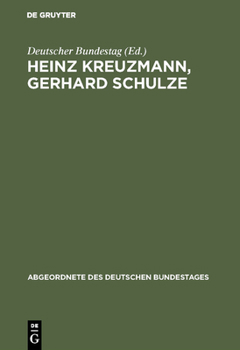 Hardcover Heinz Kreuzmann, Gerhard Schulze [German] Book