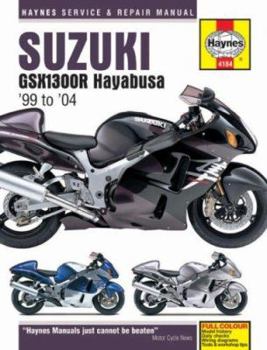 Hardcover Suzuki GSX1300R Hayabusa '99 to '04 (Haynes Service & Repair Manual) Book