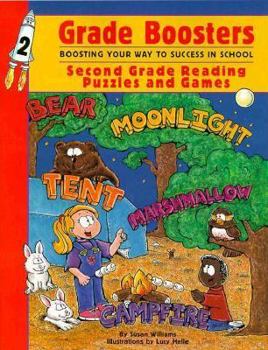 Paperback Grade Boosters: Second Grade Reading Puzzles and Games (Grade Boosters - Boosting Your Way to Success in School) Book