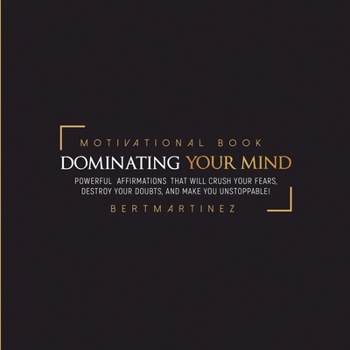 Paperback Dominating your Mind Motivational Book: QuoteBook Book