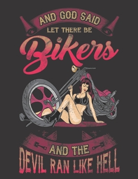 2020 Motorcycle Calendar and Planner For Bikers: Biker Bitch God Said Let There Be Bikers Devil Ran | December 2019 - December 2020 | 8.5 X 11" Large ... | Family | Work | School |Rider| Art | Gift