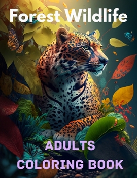 Paperback Forest Wildlife Adults Coloring Book
