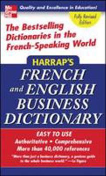 Hardcover Harrap's French and English Business Dictionary Book
