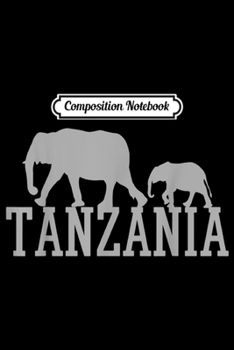 Composition Notebook: Elephant Family Baby Mother Dad Africa Tanzania Gift  Journal/Notebook Blank Lined Ruled 6x9 100 Pages