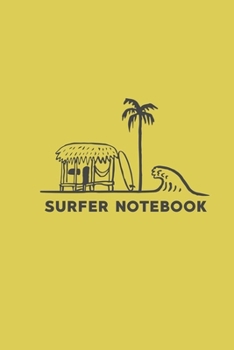 Paperback Surfer notebook simple and elegant: 120 page elegant 6*9 inch size matte finish Book