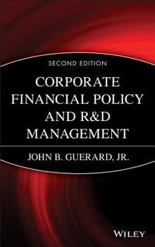 Hardcover Corporate Financial Policy and R & D Management [With CDROM] Book