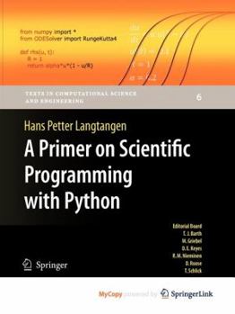 Paperback A Primer on Scientific Programming with Python Book