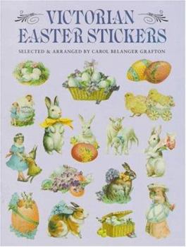 Paperback Victorian Easter Stickers and Seals: 68 Full-Color Pressure-Sensitive Designs Book
