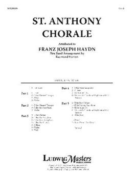 Paperback St. Anthony Chorale: Flex Band, Conductor Score Book