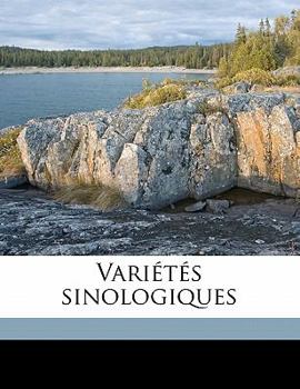 Paperback Vari?t?s Sinologiques Volume 13 [French] Book