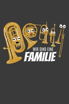 Wir sind eine Familie: Linierter DinA 5 Jahres-Kalender 2020 für Musikerinnen und Musiker Terminplaner Musik Kalender (German Edition)