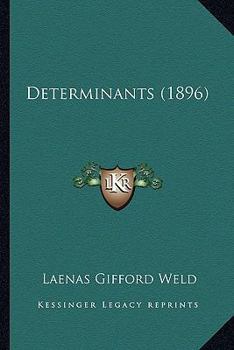 Paperback Determinants (1896) Book