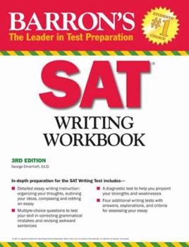 Paperback Barron's SAT Writing Workbook Book