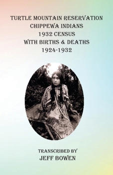Paperback Turtle Mountain Reservation Chippewa Indians 1932 Census: with Births & Deaths, 1924-1932 Book