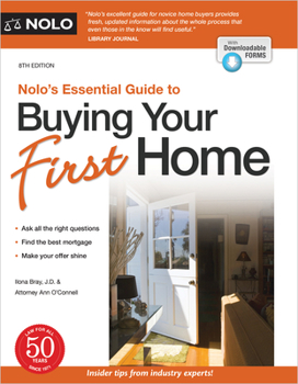 Paperback Nolo's Essential Guide to Buying Your First Home Book