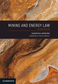 Paperback Mining and Energy Law Book