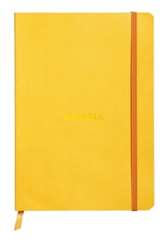 Hardcover Rhodiarama Lined 6 X 8 1/4 Yellow Softcover Journal Book