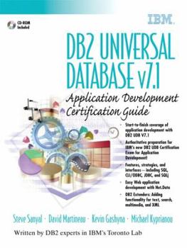 Paperback DB2 Universal Database v7.1: Application Development Certification Guide Book